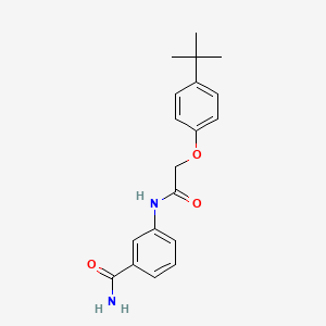 3-[2-(4-Tert-butylphenoxy)acetamido]benzamide