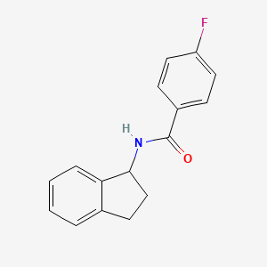 (rac)-N-(4-Fluorobenzoyl)-1-aminoindan