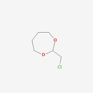 molecular formula C6H11ClO2 B8710182 1,3-Dioxepane, 2-(chloromethyl)- CAS No. 54237-96-6