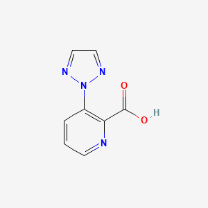 molecular formula C8H6N4O2 B8710197 3-[1,2,3]Triazol-2-yl-pyridine-2-carboxylic acid 