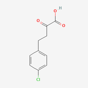 molecular formula C10H9ClO3 B8710218 4-(4-Chlorophenyl)-2-oxobutanoic acid 