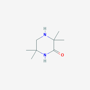 molecular formula C8H16N2O B8710310 3,3,6,6-Tetramethylpiperazin-2-one CAS No. 4512-48-5