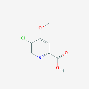 molecular formula C7H6ClNO3 B8710324 5-Chloro-4-methoxypicolinic acid 