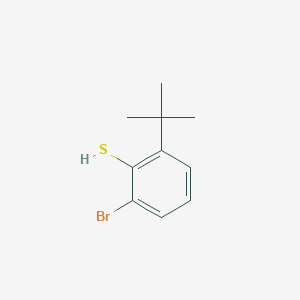 molecular formula C10H13BrS B8710355 2-Bromo-6-tert-butylthiophenol CAS No. 177365-41-2