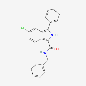 N-Benzyl-5-chloro-3-phenyl-2H-isoindole-1-carboxamide