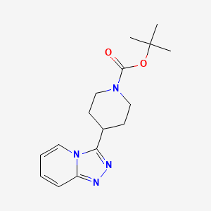 1-(t-Butoxycarbonyl)-4-([1,2,4]triazolo[4,3-a]pyridin-3-yl)piperidine