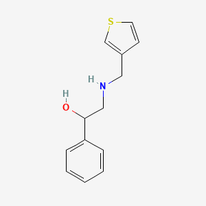 1-Phenyl-2-(thiophen-3-ylmethylamino)ethanol