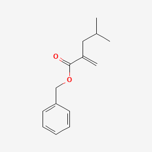Pentanoic acid, 4-methyl-2-methylene-, phenylmethyl ester