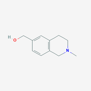 molecular formula C11H15NO B8710525 (2-Methyl-1,2,3,4-tetrahydroisoquinolin-6-yl)methanol 