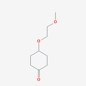 molecular formula C9H16O3 B8710529 4-(2-Methoxyethoxy)cyclohexanone CAS No. 107025-45-6