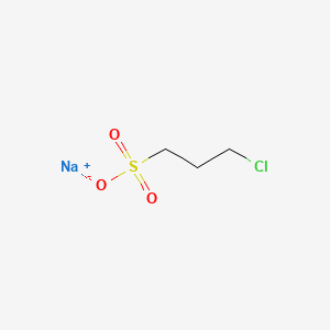 molecular formula C3H6ClNaO3S B8710629 1-Propanesulfonic acid, 3-chloro-, sodium salt CAS No. 51034-39-0