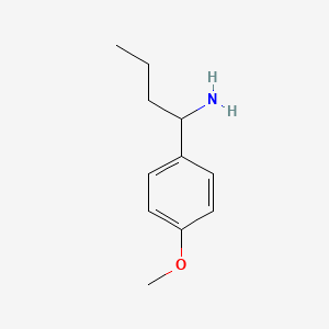molecular formula C11H17NO B8710652 1-(4-Methoxyphenyl)butylamine 