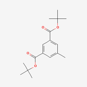 molecular formula C17H24O4 B8710671 Di-tert-butyl 5-methylisophthalate 