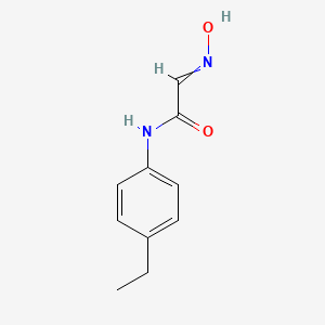 molecular formula C10H12N2O2 B8710704 N-(4-ethylphenyl)-2-(hydroxyimino)acetamide 