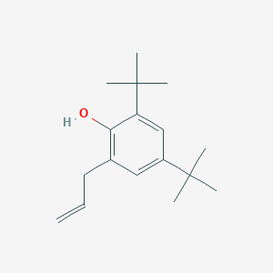 molecular formula C17H26O B8710710 2,4-Di-tert-butyl-6-(prop-2-en-1-yl)phenol CAS No. 23473-75-8