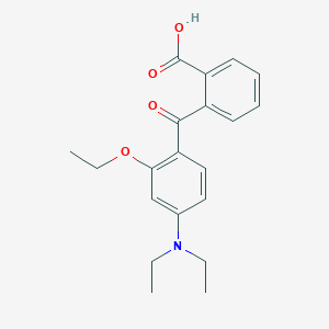 molecular formula C20H23NO4 B8710967 2-[4-(Diethylamino)-2-ethoxybenzoyl]benzoic acid CAS No. 52830-69-0