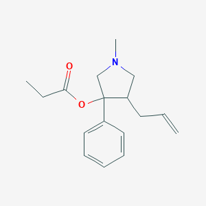 B008711 4-Allyl-1-methyl-3-phenyl-3-pyrrolidinol propionate CAS No. 102280-72-8