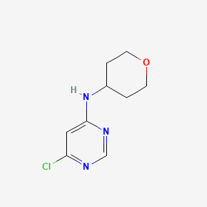 6-chloro-N-(tetrahydro-2H-pyran-4-yl)pyrimidin-4-amine