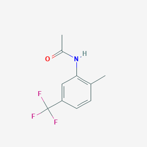 molecular formula C10H10F3NO B8711019 N-(2-Methyl-5-(trifluoromethyl)phenyl)acetamide 