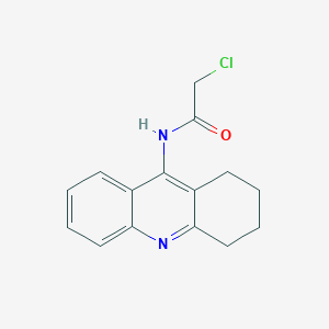 2-Chloro-N-(1,2,3,4-tetrahydroacridin-9-YL)acetamide