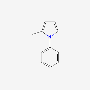 molecular formula C11H11N B8711084 2-Methyl-1-phenyl-pyrrole 