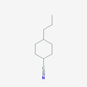 molecular formula C10H17N B8711122 4-Propylcyclohexane-1-carbonitrile CAS No. 82885-06-1