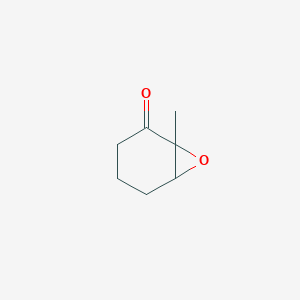 molecular formula C7H10O2 B8711240 1-Methyl-7-oxabicyclo[4.1.0]heptan-2-one CAS No. 21889-75-8