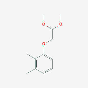 molecular formula C12H18O3 B8711302 1-(2,2-Dimethoxyethoxy)-2,3-dimethylbenzene 