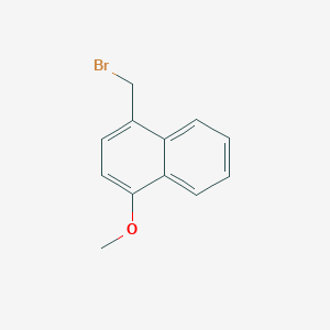 molecular formula C12H11BrO B8711404 1-(Bromomethyl)-4-methoxynaphthalene 