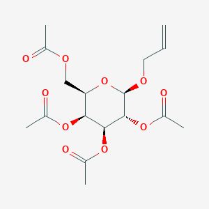 molecular formula C17H24O10 B8711447 allyl beta-D-galactopyranoside tetraacetate CAS No. 54400-76-9