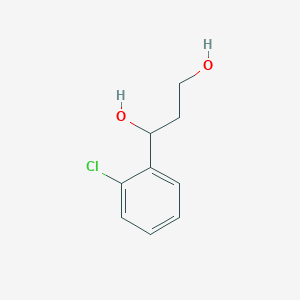 molecular formula C9H11ClO2 B8711503 1-(2-chlorophenyl)-1,3-Propanediol 
