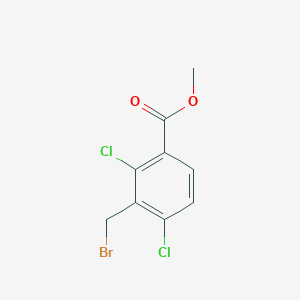 molecular formula C9H7BrCl2O2 B8711552 Methyl 3-(bromomethyl)-2,4-dichlorobenzoate CAS No. 120100-50-7