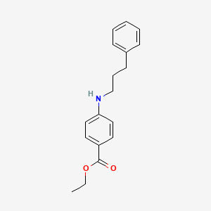 Ethyl 4-[(3-phenylpropyl)amino]benzoate