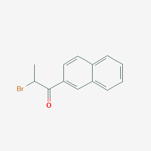 molecular formula C13H11BrO B8711621 2-Bromo-1-(naphthalen-2-yl)propan-1-one CAS No. 76469-34-6
