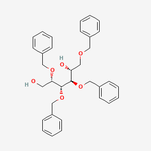 molecular formula C34H38O6 B8711626 2,3,4,6-Tetra-O-benzyl-D-glucitol 