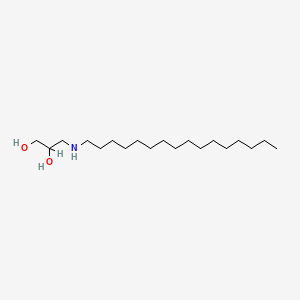 3-(Hexadecylamino)propane-1,2-diol