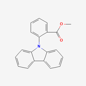 molecular formula C20H15NO2 B8711648 methyl 2-(9H-carbazol-9-yl)benzoate 
