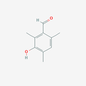 molecular formula C10H12O2 B8711660 3-Hydroxy-2,4,6-trimethylbenzaldehyde 