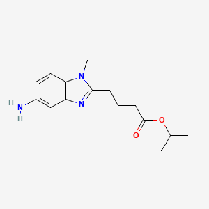 isopropyl 4-(5-amino-1-methyl-1H-benzo[d]imidazol-2-yl)butanoate