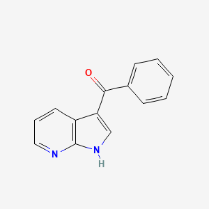 molecular formula C14H10N2O B8711699 3-Benzoyl-7-azaindole 