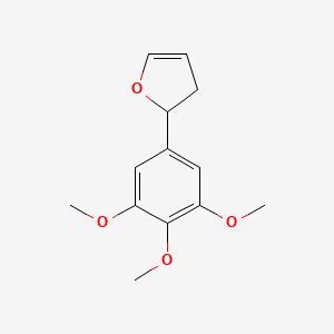 molecular formula C13H16O4 B8711704 2-(3,4,5-Trimethoxyphenyl)-2,3-dihydrofuran CAS No. 117528-77-5