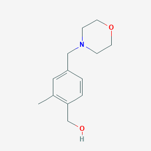 [2-Methyl-4-(morpholinomethyl)phenyl]methanol