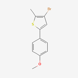 3-Bromo-5-(4-methoxyphenyl)-2-methylthiophene