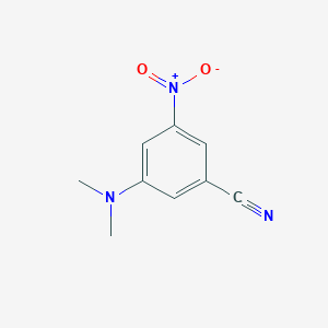 molecular formula C9H9N3O2 B8711790 3-(Dimethylamino)-5-nitrobenzonitrile CAS No. 90405-50-8