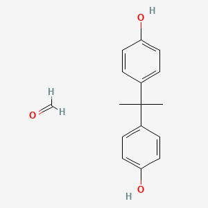 molecular formula C16H18O3 B8711883 Formaldehyde; 4-[2-(4-hydroxyphenyl)propan-2-yl]phenol CAS No. 70750-15-1
