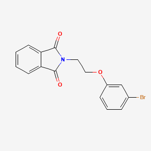 molecular formula C16H12BrNO3 B8711957 N-(2-(3-bromophenoxy)ethyl)phthalimide 