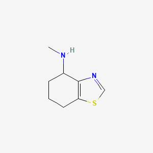 B8711970 4-Methylamino-4,5,6,7-tetrahydro-benzo[d]thiazole CAS No. 70590-59-9