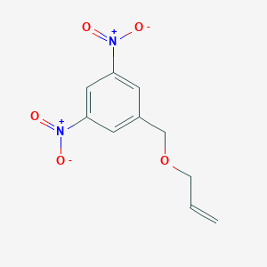 molecular formula C10H10N2O5 B8711984 1,3-Dinitro-5-{[(prop-2-en-1-yl)oxy]methyl}benzene CAS No. 138528-19-5