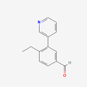B8712005 4-Ethyl-3-(3-pyridyl)benzaldehyde CAS No. 628711-66-0