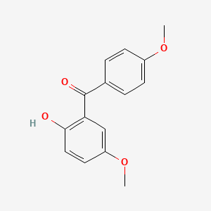molecular formula C15H14O4 B8712085 (2-Hydroxy-5-methoxyphenyl)(4-methoxyphenyl)methanone CAS No. 16762-04-2